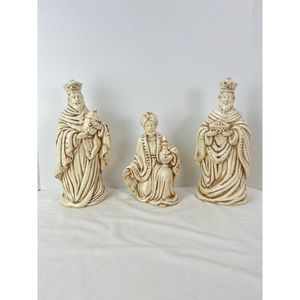 VTG josef original ceramic 13" 3 Wise Men Nativity Christmas Decor
